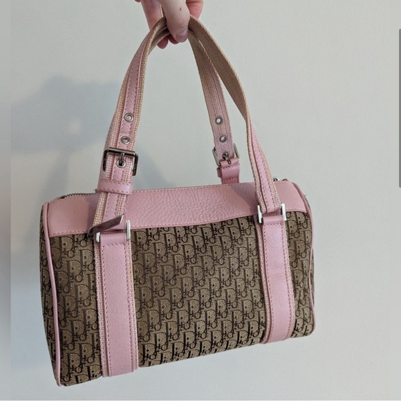 Baby pink Christian Dior Trotter Hand bag - Picture 2 of 16